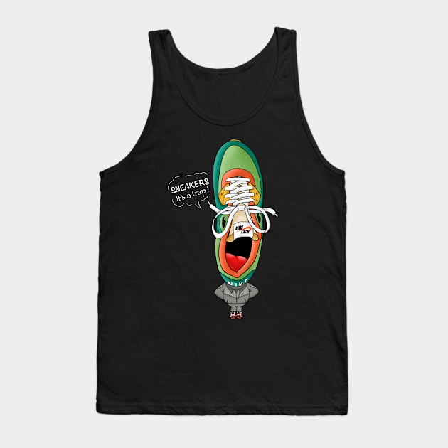 Sneakerhead Dark Tank Top by WkDesign